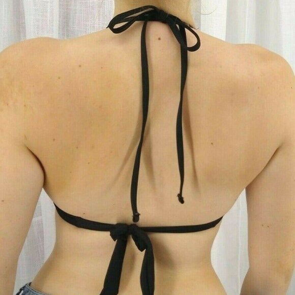 The Bikini Lab Halter Crochet Bikini Swim Top - Picture 3 of 9